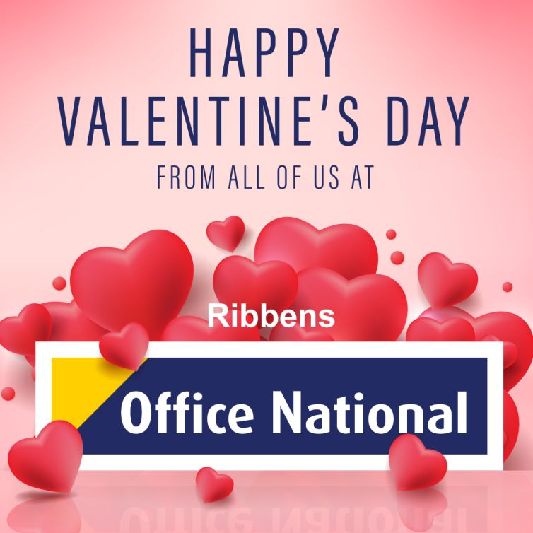 Ribbens Office National valentines Day Post